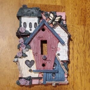 Rustic Birdhouse Light Switch Cover
